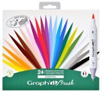 Layoutmarker GRAPHIT Sketch Brush & extra fine 24er...