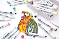 Layoutmarker GRAPHIT Sketch Brush & extra fine 24er Set - Essential