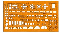 Werkplanschablone Architekt M 1:100