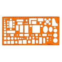 Möblierungsschablone Architekt 1:50