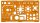 Werkplanschablone II Architekt M 1:50