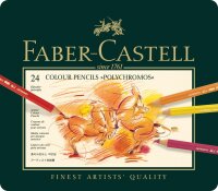 Künstlerfarbstift Polychromos - 24er Metalletui