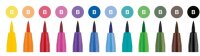 Tuschestift Pitt Artist Pen Brush Basisfarben - 12er Etui