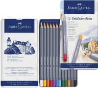 Aquarellstift Goldfaber Aqua - 12er Metalletui