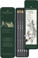 Aquarellbleistift Graphite Aquarelle - 5er Metalletui