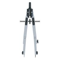 Schnellverstellzirkel mit 2 Gelenken - silber