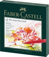 Tuschestift PITT ARTIST PEN Brush - 12er Atelierbox