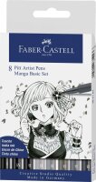 Tuschestift Pitt Artist Pen Manga - 8er Etui, Spitzen...
