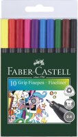 Fineliner FINEPEN Grip Black Edition 0,4 mm - 10er...