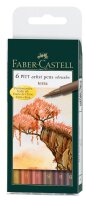 Tuschestift PITT ARTIST PEN Brush 6er Etui -...
