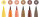 Tuschestift PITT ARTIST PEN Brush 6er Etui - Farbsortierung: Terra