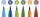 Tuschestift PITT ARTIST PEN Brush 6er Etui - Farbsortierung: Landscape