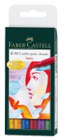 Tuschestift PITT ARTIST PEN Brush 6er Etui -...