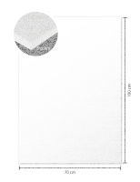Schaumstoffplatte 10 mm - 70x100cm weiß - 5er Pack