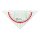 Geodreieck 16cm glasklar rot hinterlegt