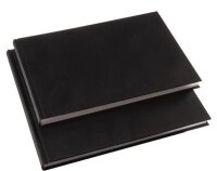 Skizzenbuch A4 quer Ganzefalin - 112 Seiten, 100g/qm schwarz