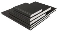 Skizzenbuch Ganzefalin <A3, 30 x 38 cm, 120g/qm - 136 Seiten schwarzer Einband