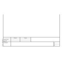 Schulzeichenkarton A4, 190 g/qm, blanko, Randdruck und...