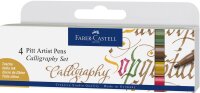Tuschestift Pitt Artist Pen Calligraphy 2,5 mm - 4er Etui...