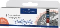 Tuschestift Pitt Artist Pen Calligraphy 2,5 mm - 4er Etui...