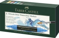 Aquarellmarker Albrecht Dürer - 5er Etui Standardfarben