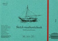 Skizzenheft Authentic 17x24 cm - weißes Papier, 32...