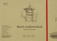 Skizzenheft Authentic 17x24 cm - natur RCP Papier, 32...