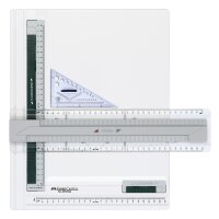 Zeichenplatte TK System A4 incl. Zeichendreieck