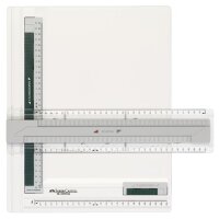 Zeichenplatte TK System A4 incl. Zeichendreieck
