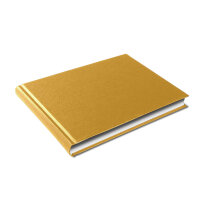 Skizzenbuch A5 quer Ganzefalin - 176 Seiten, 100g/qm - gelb