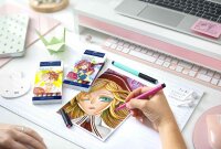 Tuschestift Pitt Artist Pen Manga Kaoiro - 6er Etui sortiert