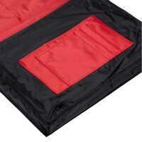 Zeichenplattentasche A3 Carry Bag, schwarz, Innenseite rot