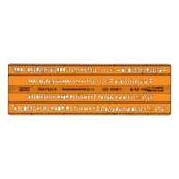 Schriftschablone Standardgraph 2521 DUO SKRIPT für...