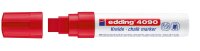 Kreidemarker 4090 Keilspitze 4-15 mm - rot