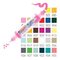 Acrylmarker 5400 3D Double Liner 5-10 mm / 2-3 mm - neongelb