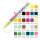 Acrylmarker 5100 mittel Rundspitze 2-3 mm - 26 Farben