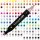 Layoutmarker GRAPHIT Classic - 172 Farben plus Blender