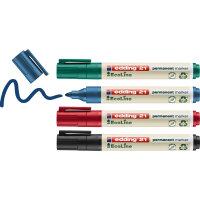 Permanentmarker 21 EcoLine Rundspitze 1,5-3 mm - 4 Farben