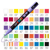 Marker POSCA PC-3M fein Rundspitze 0,9-1,3 mm  - 45 Farben