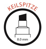 Marker POSCA PC-8K breit Keilspitze 8 mm - 35 Farben