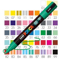 Marker POSCA PC-5M mittelfein Rundspitze 1,8-2,5 mm  - 49...