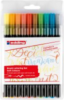 Fasermaler mit Pinselspitze 1340/10S - 10er Lettering Set...