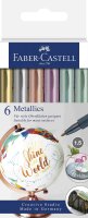 Marker Metallics 1,5 mm Spitze - 6er Kartonetui