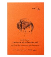 Mixed Media Zeichenblock Authentic A4 - 40 Blatt, 200 g/qm