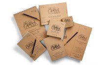 Skizzenpapier Authentic braunes RC-Papier 135 g/qm - 7...