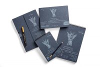 Authentic grauer Papier 180g/qm - 4 Formate