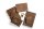 Authentic braunes Aquarellpapier 280g/qm - 3 Formate