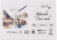 Aquarellkarton Postkarte 10,5x15 cm - 20 Blatt, 300 g/qm...