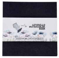 Künstler Aquarellblock Leporello 14 x 14 cm - 6...