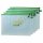 Reißverschlussbeutel EVA A3 grüner Zipper 5er Pack - 435 x 315mm